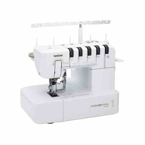 The sophisticated Brother CV3550 Coverstitch Machine offers coverhem functionality for a high-quality,