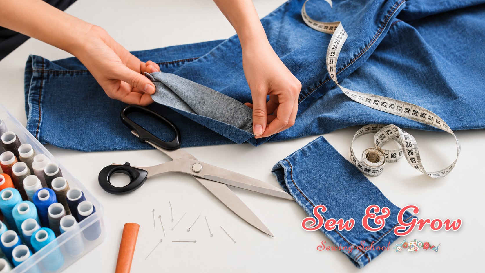 A beginner's handmade items ready to sell — bags, cushions, aprons